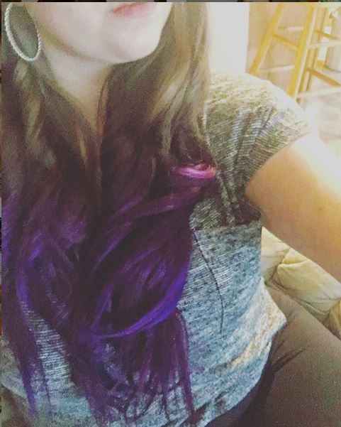 Purple hair