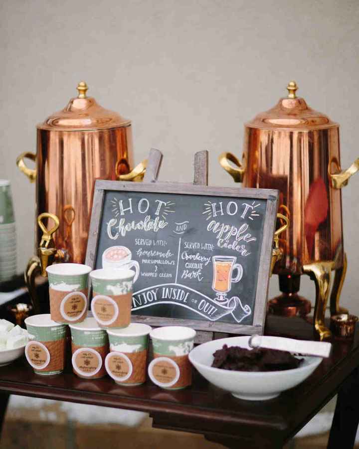 Hot Chocolate & Hot Apple Cider Bar
