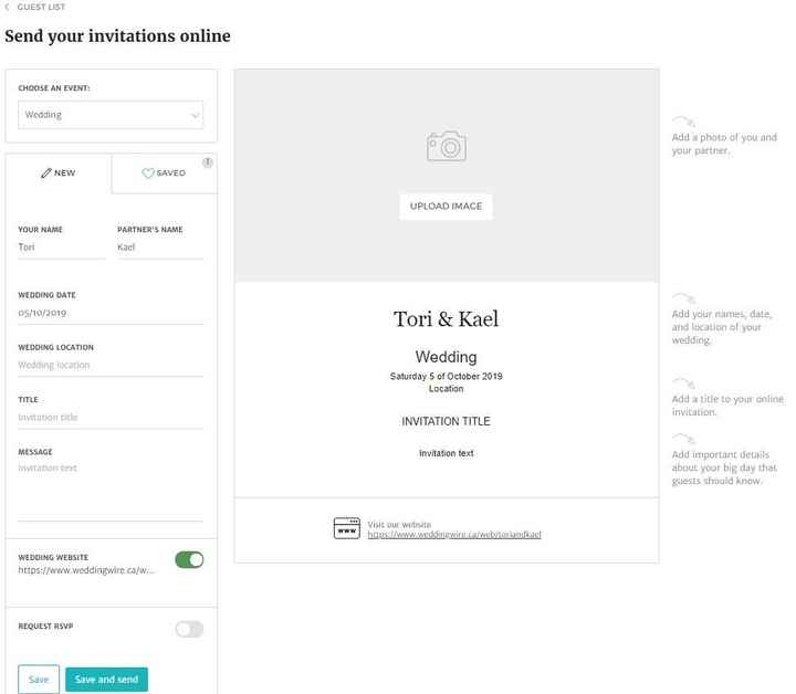 This page will now be on your screen and you can fill in the blanks from there.