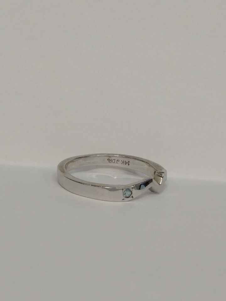 My Husband's birthstone first (Aquamarine)