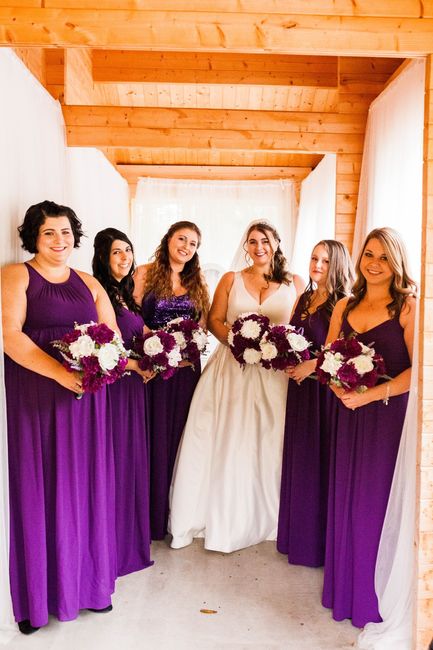 Let's talk mis-matched bridesmaids! 5
