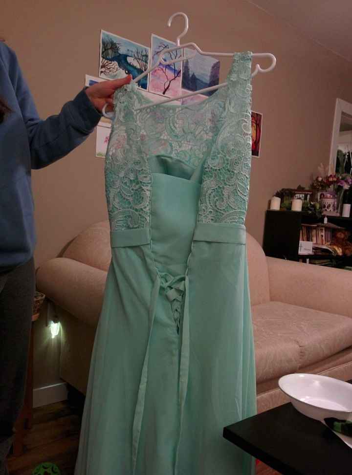 Bridesmaids dress (back)