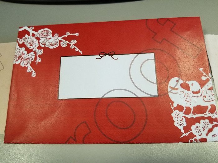 Envelope front, I think I'll keep it the way it is.