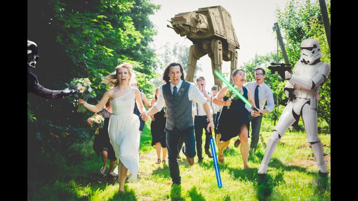 What kind of fun wedding pictures are you planning? 9