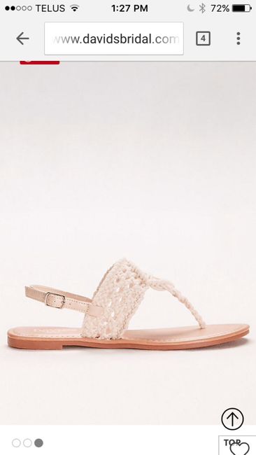 Summertime = sandal time! Who is wearing sandals on their wedding day? 6