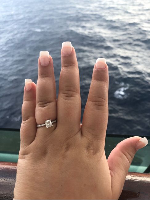 Let's see the engagement rings! - 1