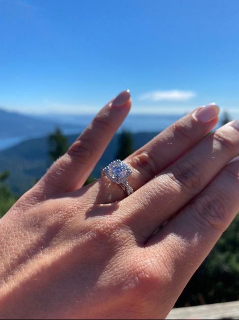 Post your moissanite engagement rings! 9