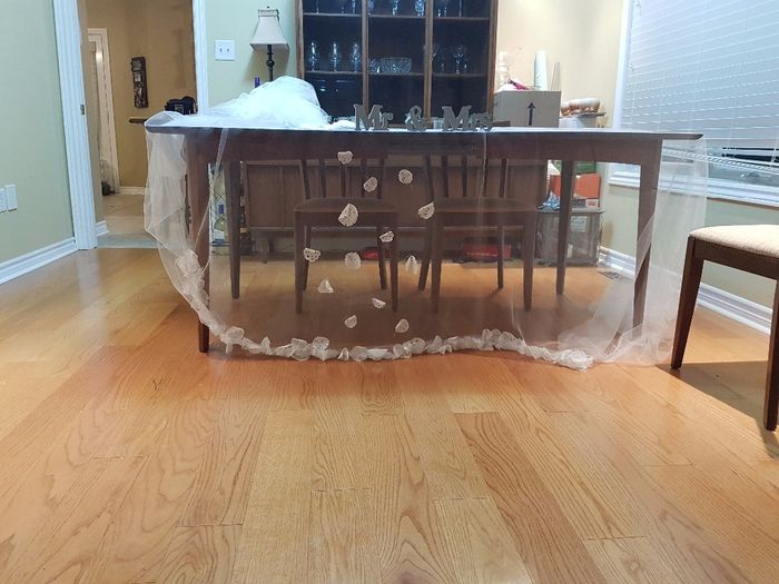 making a tablecloth