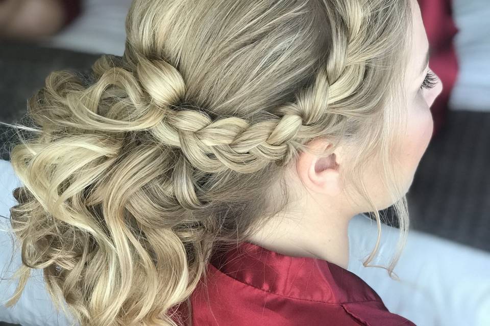 Braided -Bridesmaids Hair