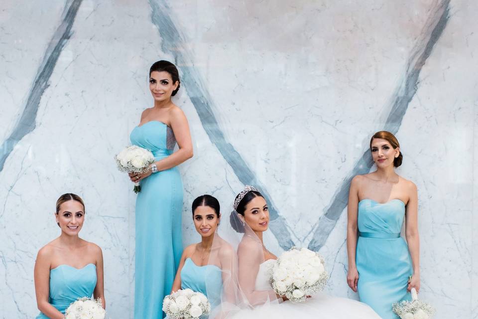 Bride & Bridesmaids