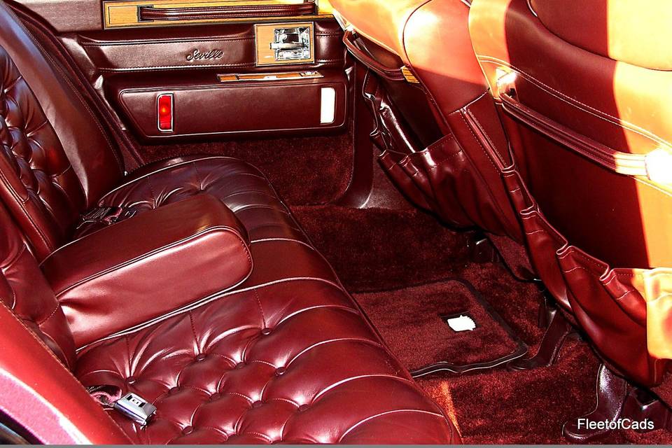 Back Seating 1985 Cadillac