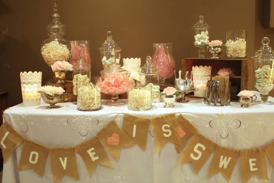 Candy dishes and candy buffets