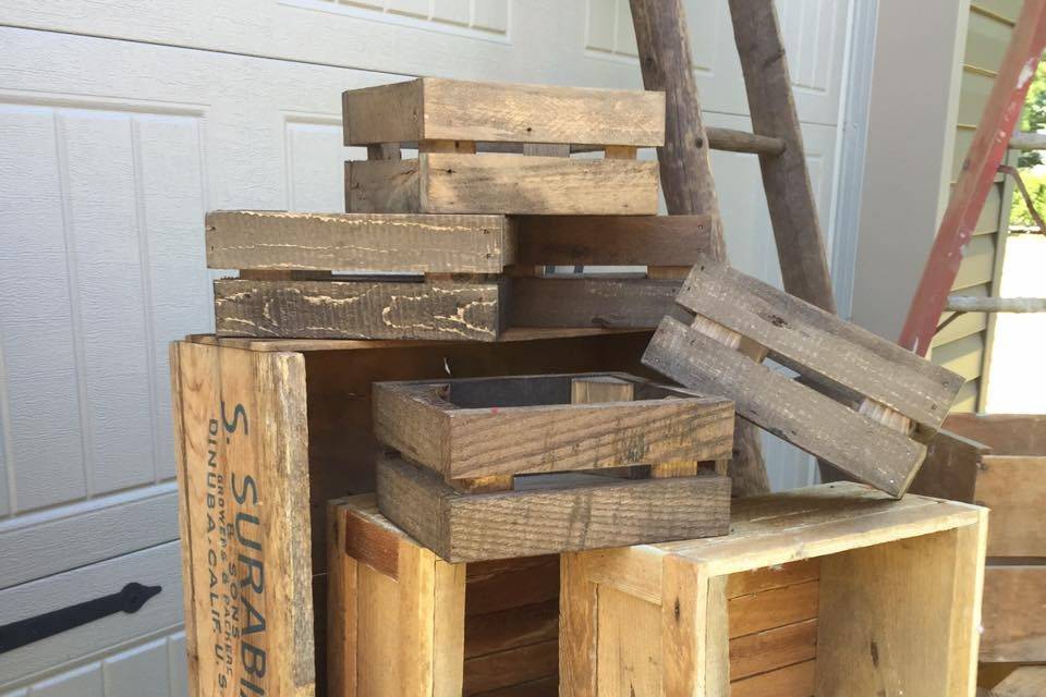 Vintage & new crates