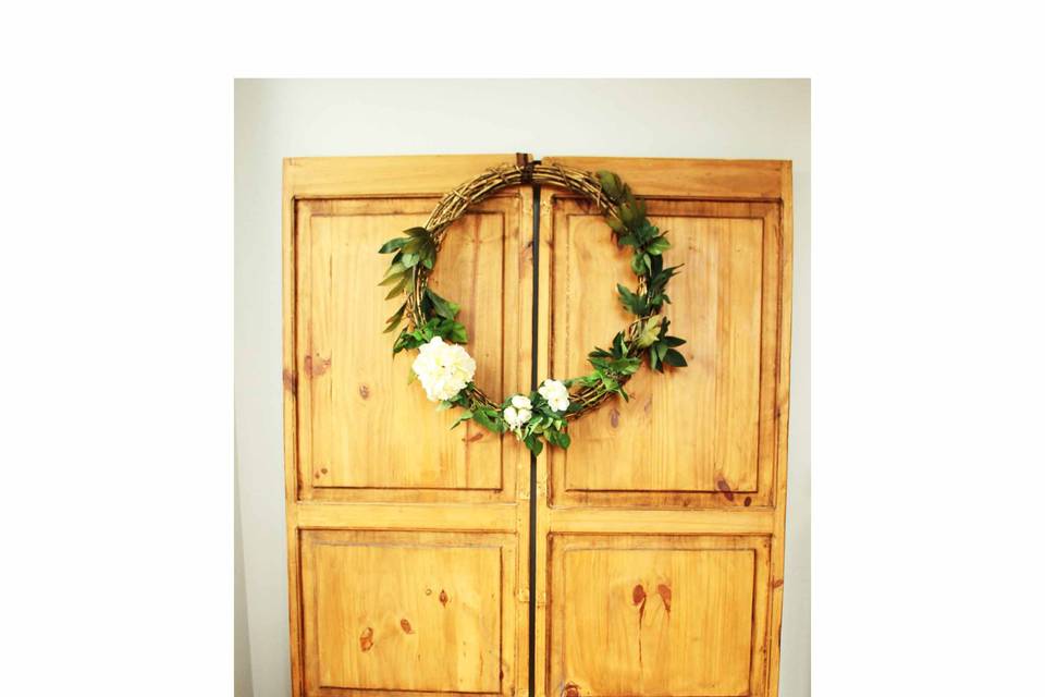 Rustic door pair