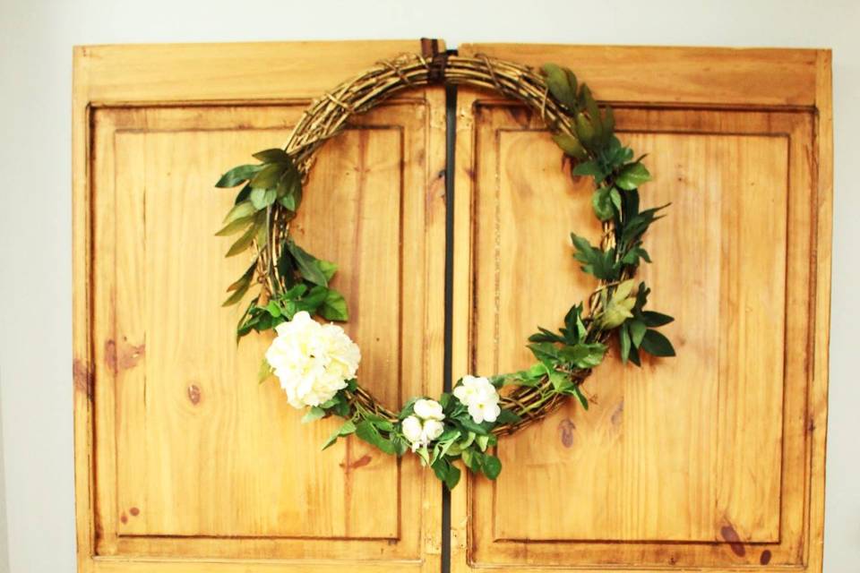 Rustic door pair