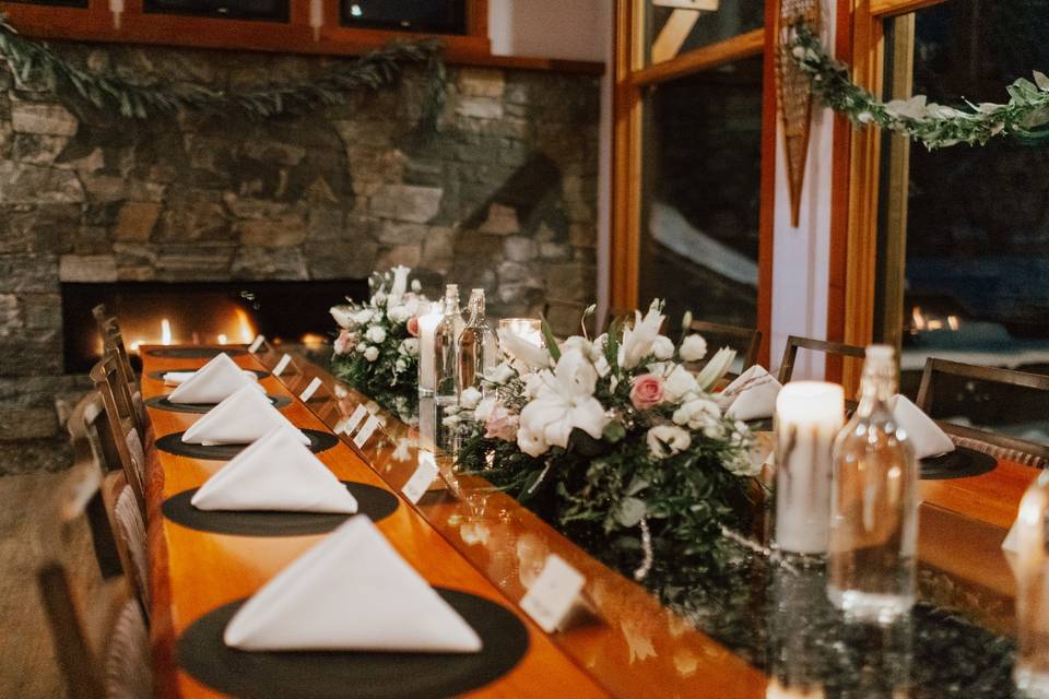 Indoor Reception Dinner
