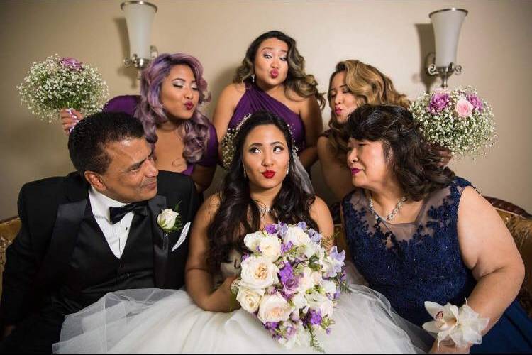 Bride & Bridesmaids Make-up