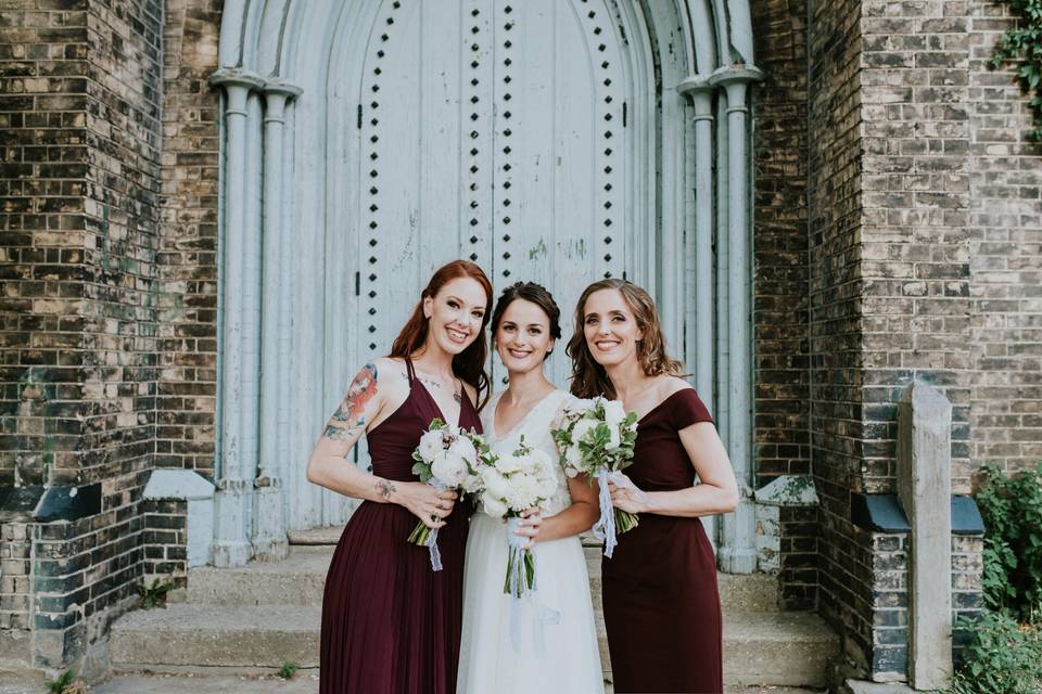 Bride makeup & hair