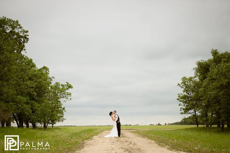 Winnipeg bride and groom