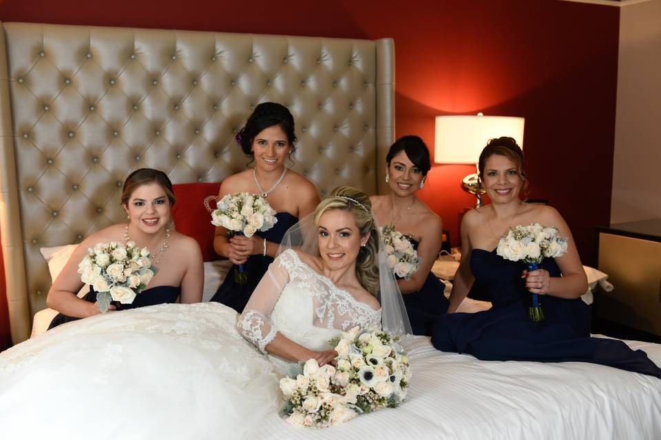 Bridal party portrait