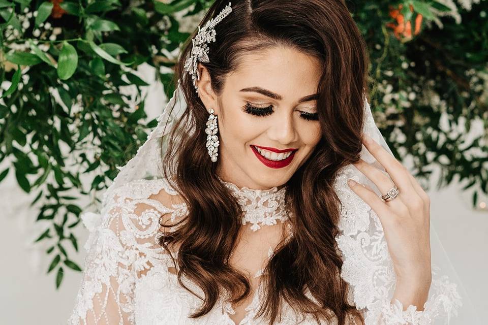 A Bride's smile is everything!