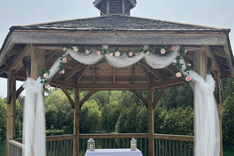 Gazebo decor