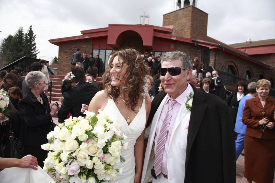 Bride and Greek Father