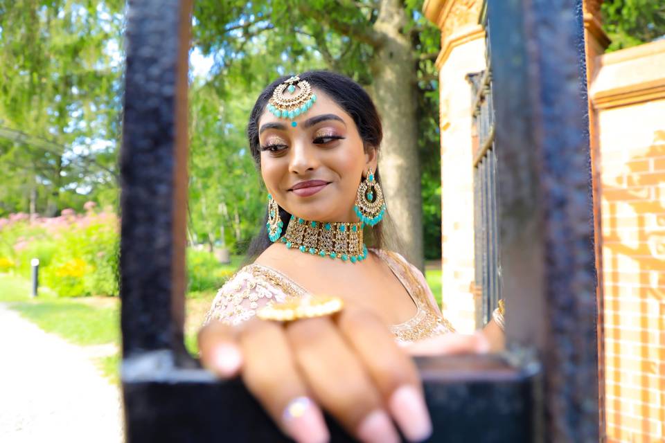 Indian Bridal look