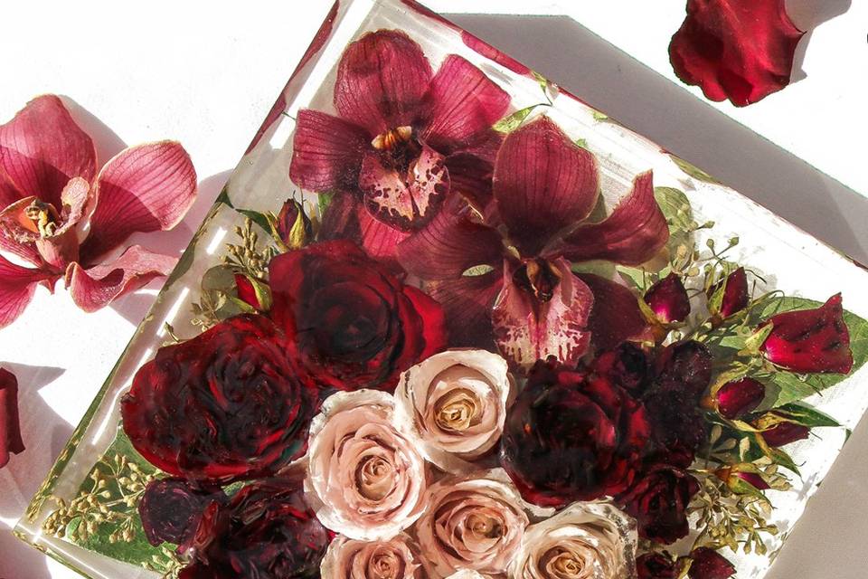 Preserved Red Roses