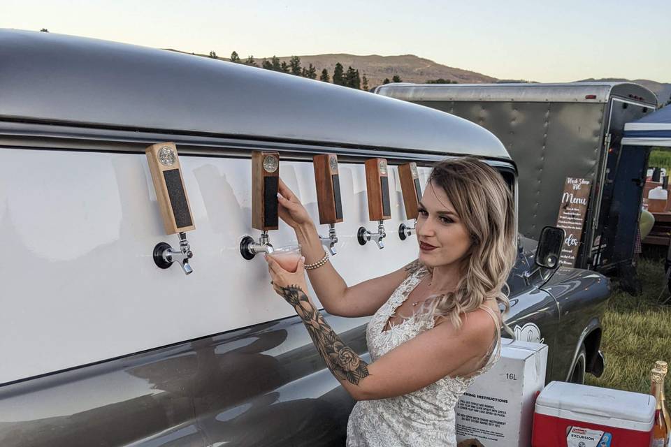 Self serve for the bride