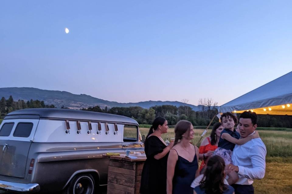 We can set up anywhere