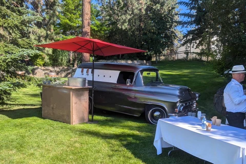 Cool spot in the shade