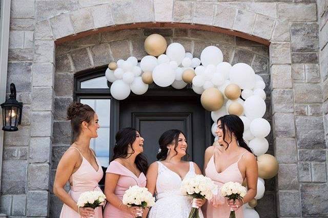 A balloon arch