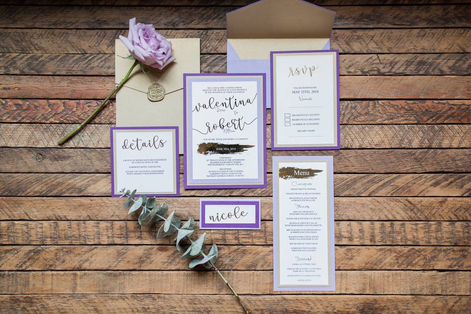 Wedding invitations