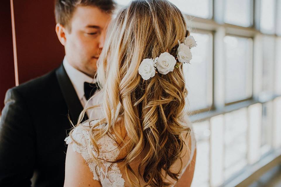 Floral hair piece