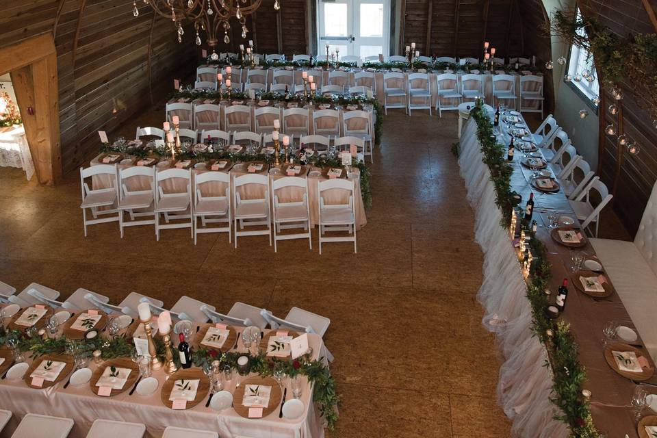 Reception decor