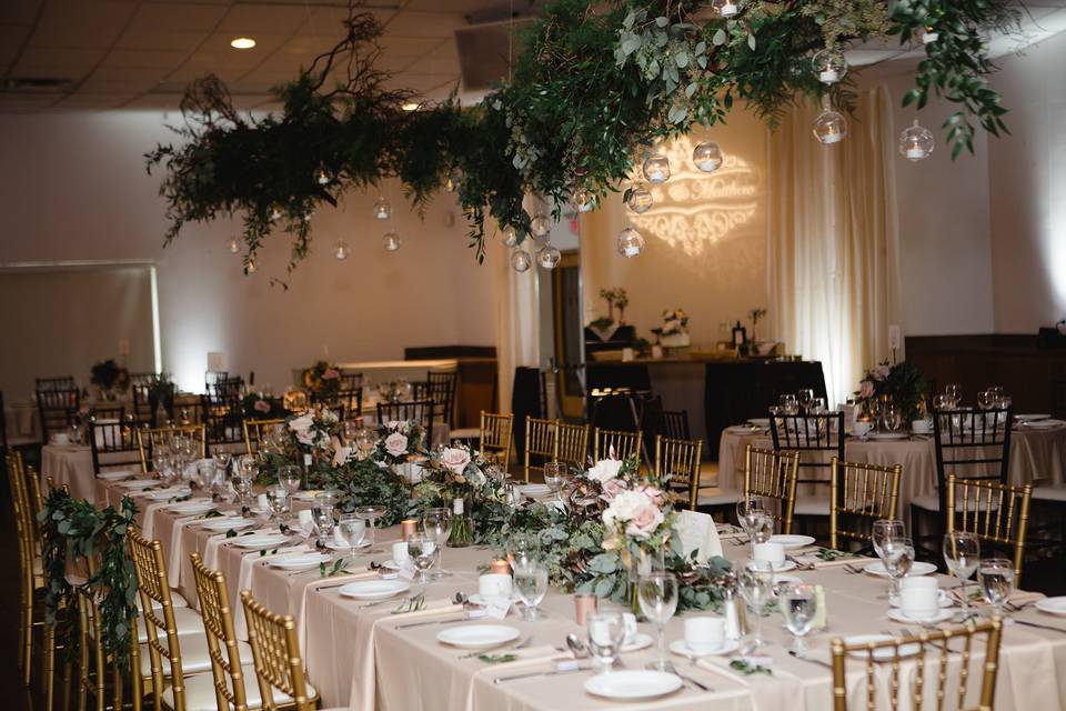 Reception decor