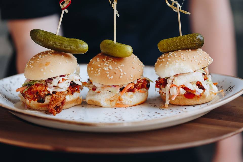 Pulled Pork sliders.