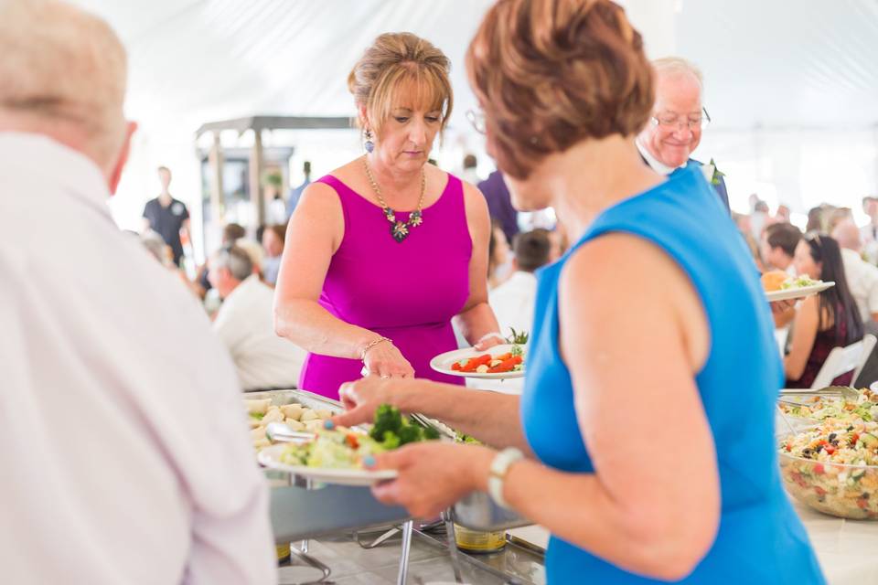 Grazing tables as an appetizer