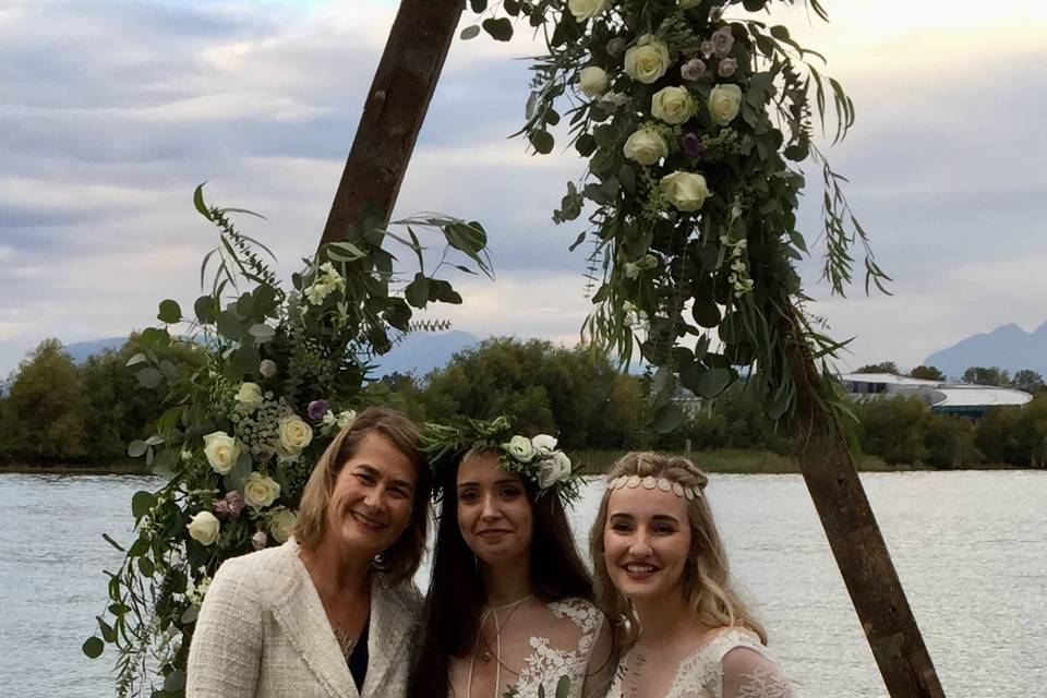 Two Brides and a Celebrant