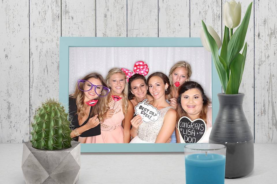 Wedding photo booth