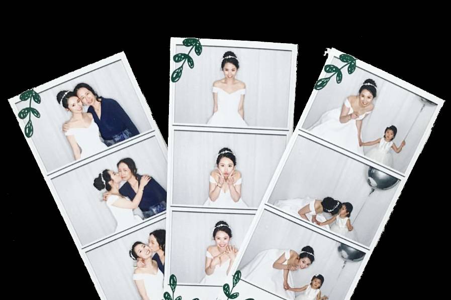 Wedding photo booth prints
