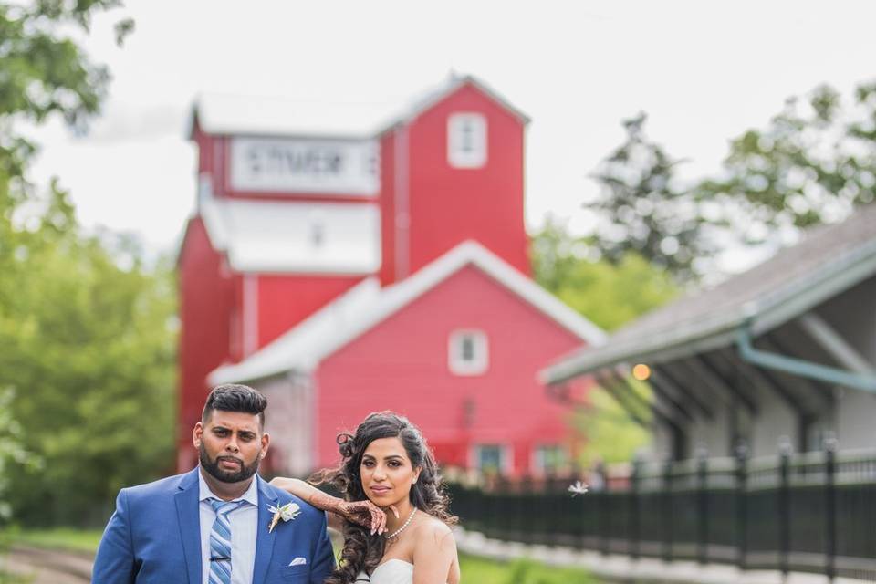 Unionville bride and groom