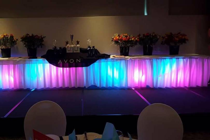 Head Table Lighting!