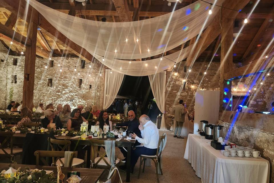Indoor Ceiling draping
