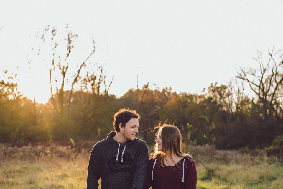 Elopement in the rain