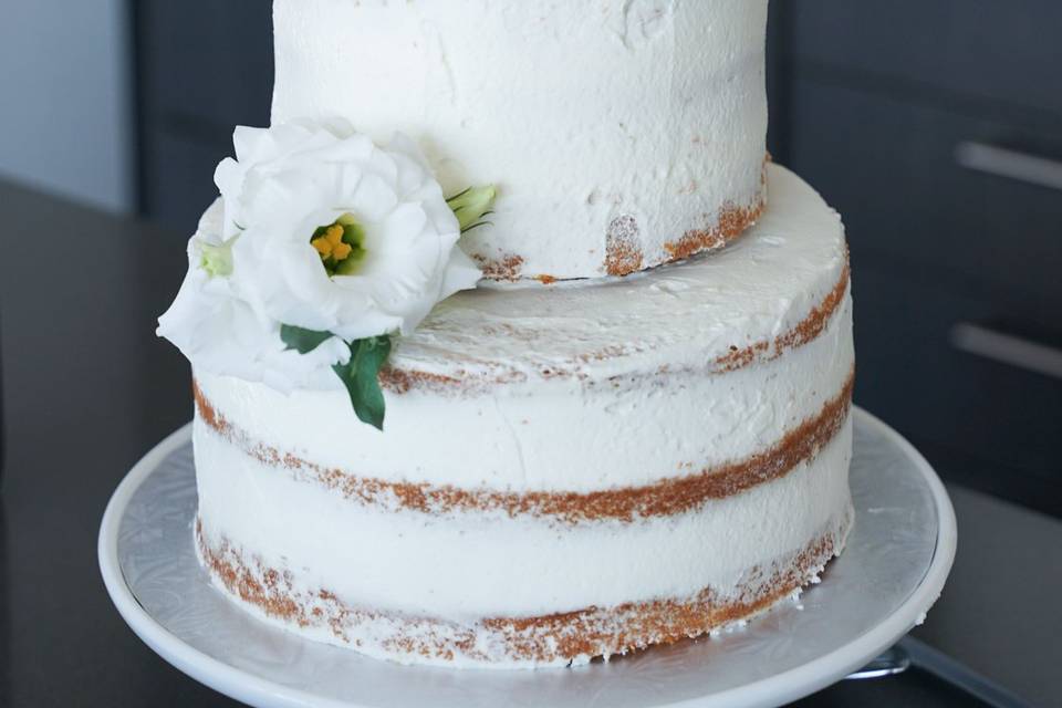 Three Tiered Wedding Cake