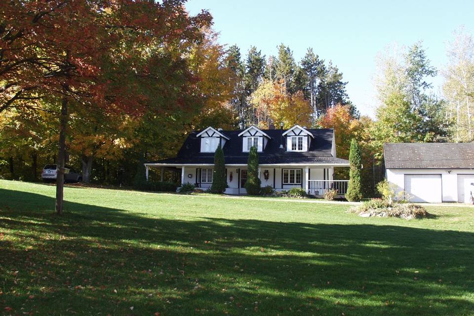 The cottage in fall