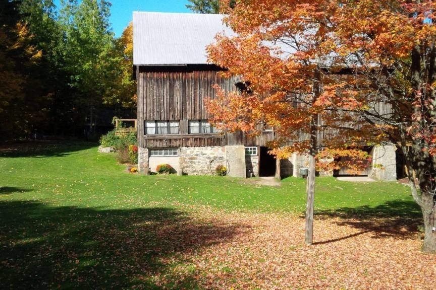 Valley croft in the fall