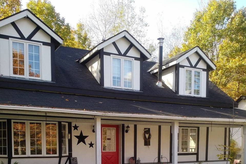 Cottage in the fall